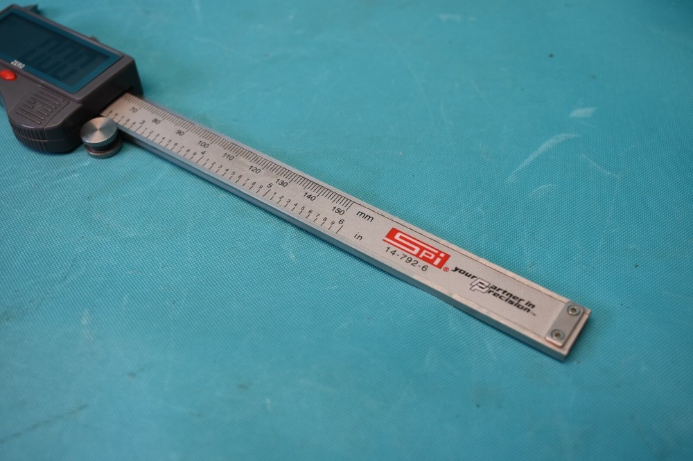 USED SPI 6" ELECTRONIC CALIPER