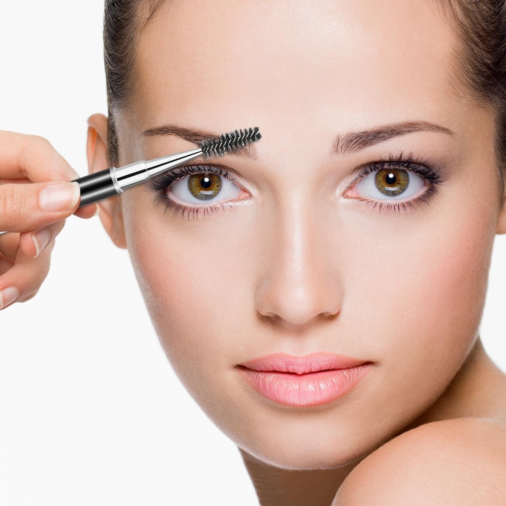Reusable Mascara Wands with Cap - 4 Pack Eyelash Brush Applicators