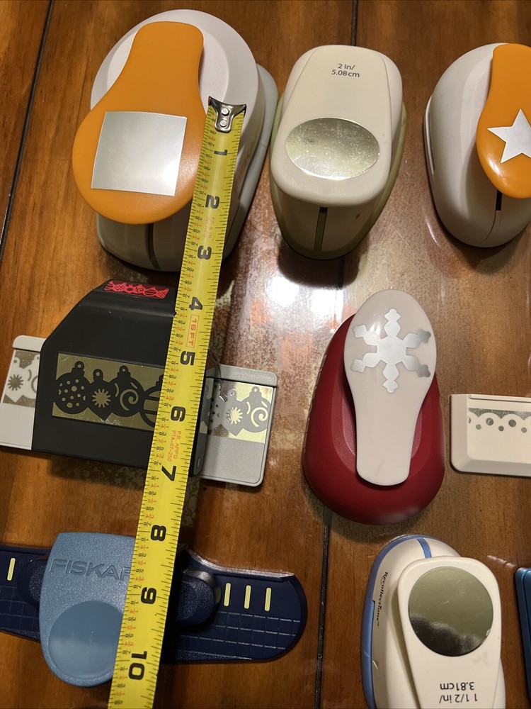 Lot Of 26 Paper Punches Different Sizes