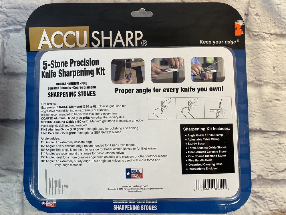 AccuSharp 059C Five Stone Precision Knife Sharpening Kit