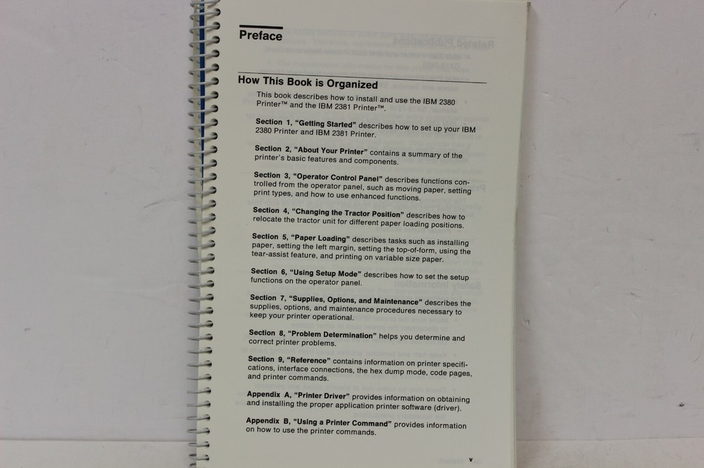 IBM PERSONAL PRINTER SERIES II 2380 & 2381 USER'S REFERENCE GUIDE MANUAL