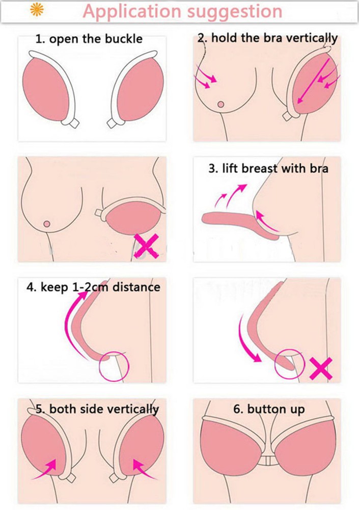 Strapless Self Adhesive Reusable Front Closure Backless Invisible Silicone Bra