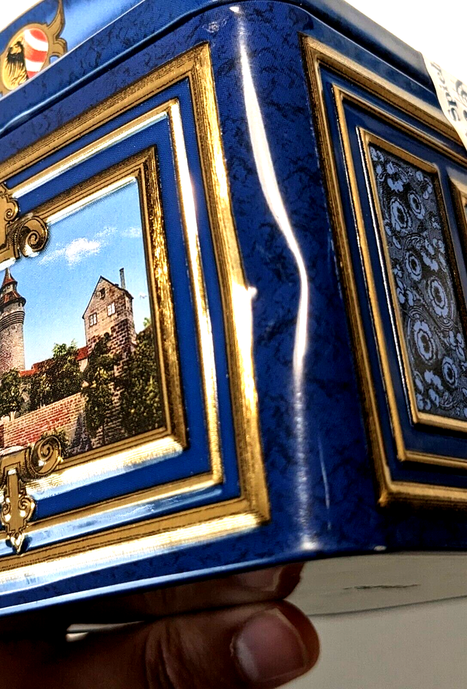GOTTFRIED WICKLEIN Cookie Tin Chest Music Box
