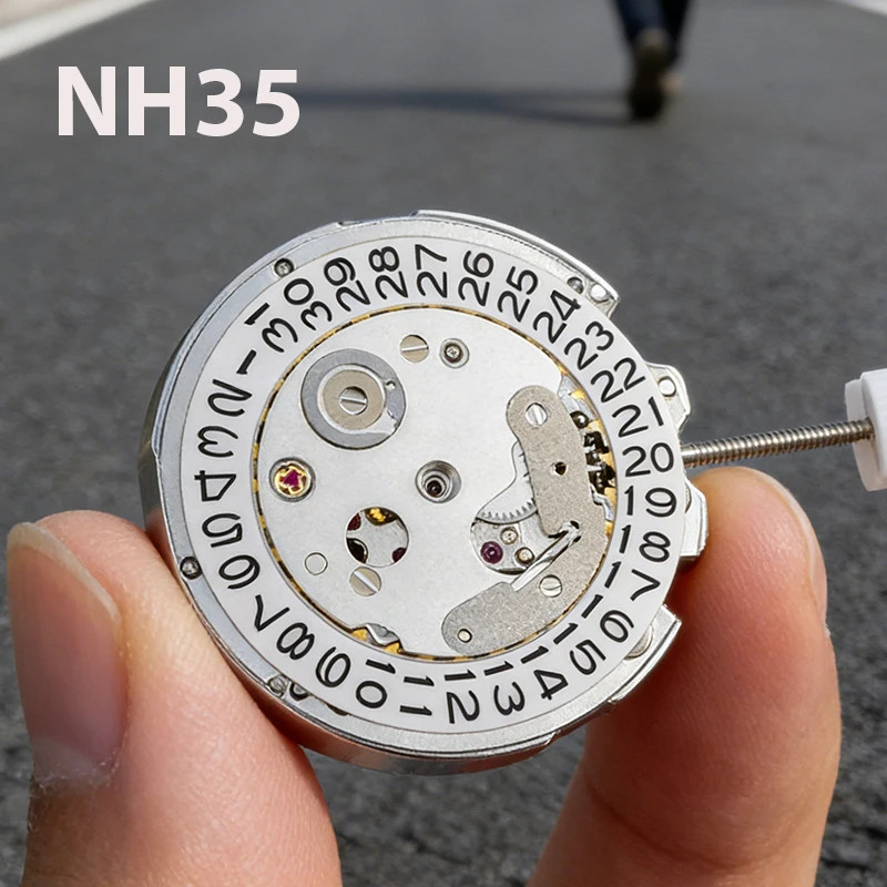 China NH35 Movement Replacement NH35 Date High Accuracy Automatic Mechanical