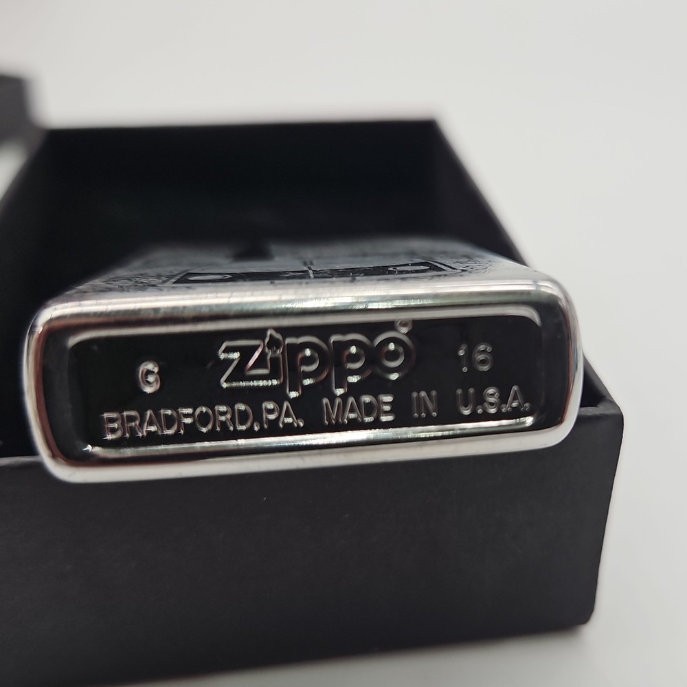 Zippo Lighter - Flower Power Design