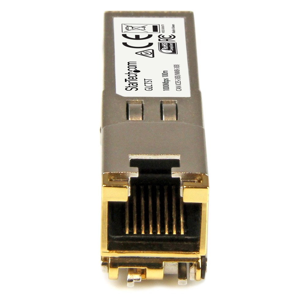 StarTech Cisco GLC-T Compatible Gb RJ45 Copper SFP Transceiver Module, 10 Pk