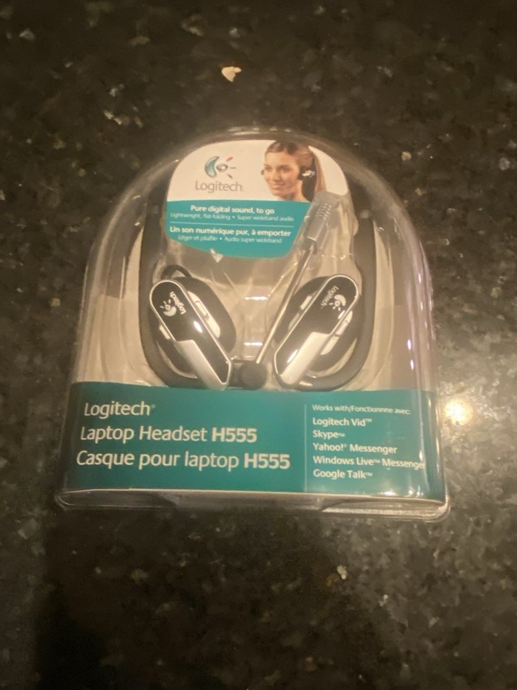 Logitech H555 USB Silver/Black Neckband Headsets