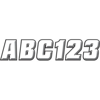 Sticker Kit - 2" - White/Black