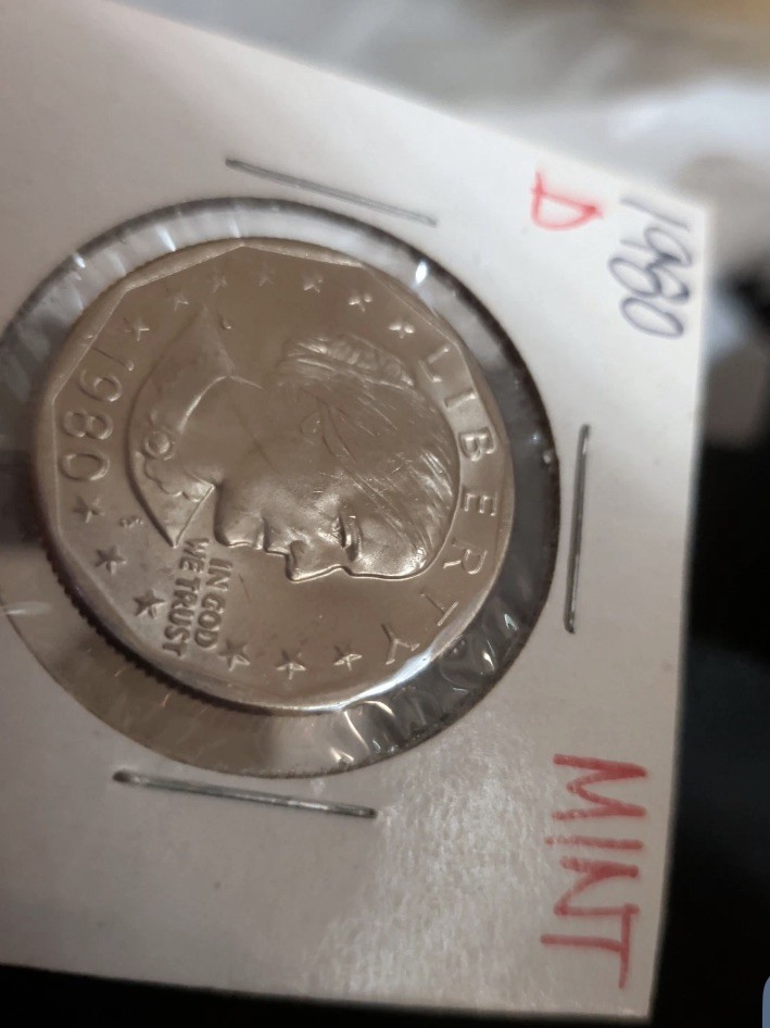 1980-D Susan B Anthony Dollar