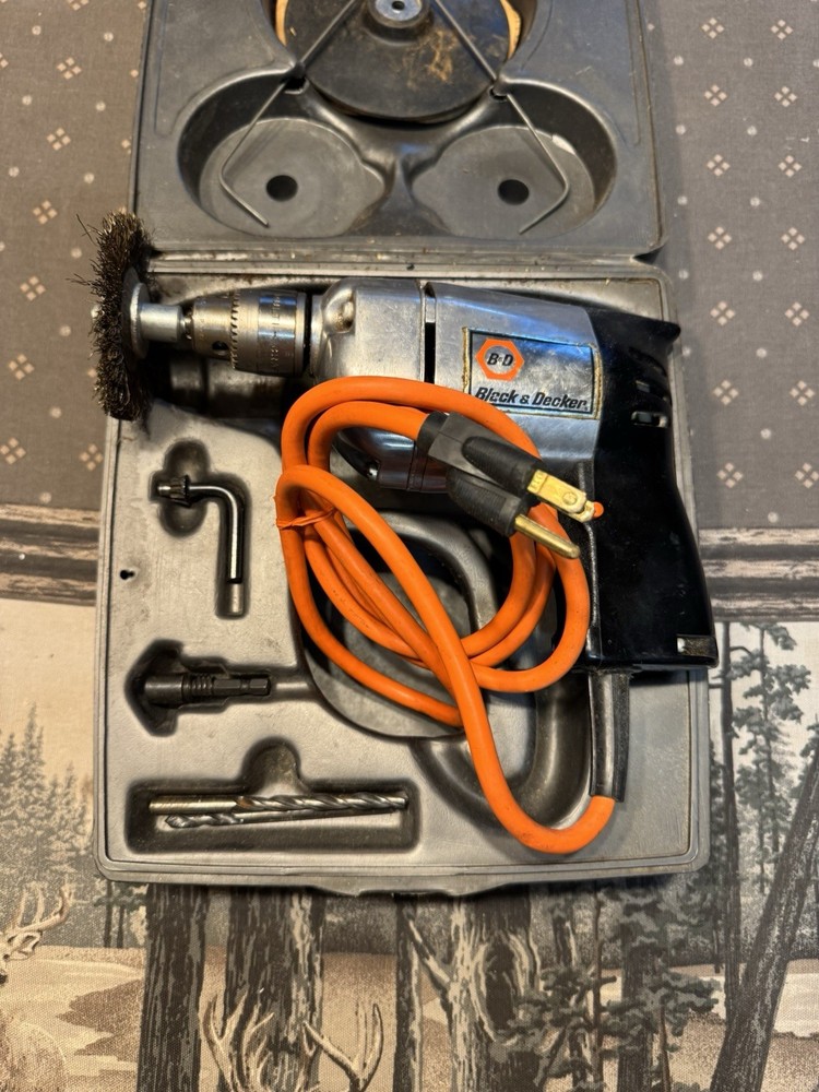 TESTED Black & Decker 3/8” Deluxe Variable Speed Drill Control Type A