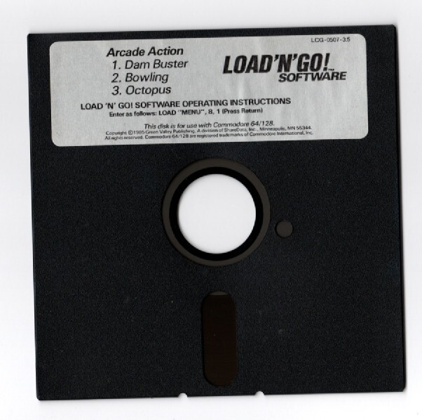 Commoddore 64 - 128 - Dam Buster/Bowling/Octopus - Disk