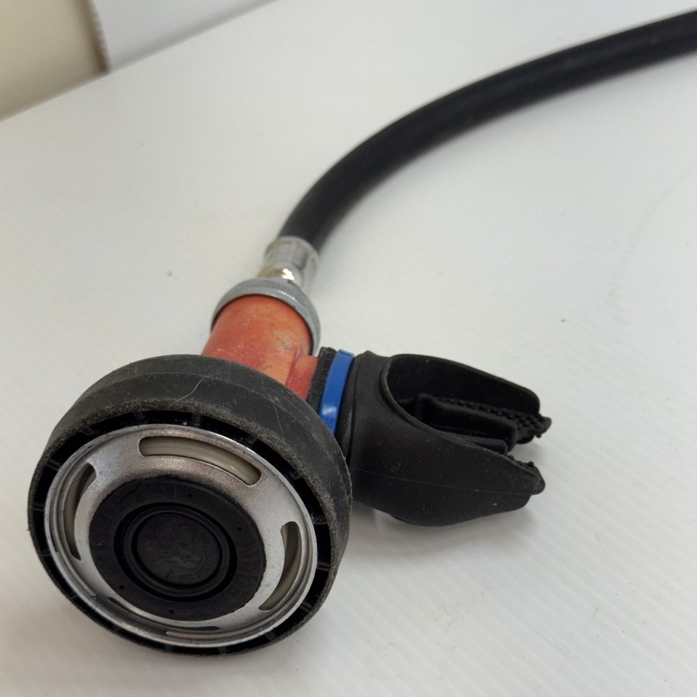 Vintage Poseidon Scuba Regulator Set First & Second Stage w/ Hose – Untested