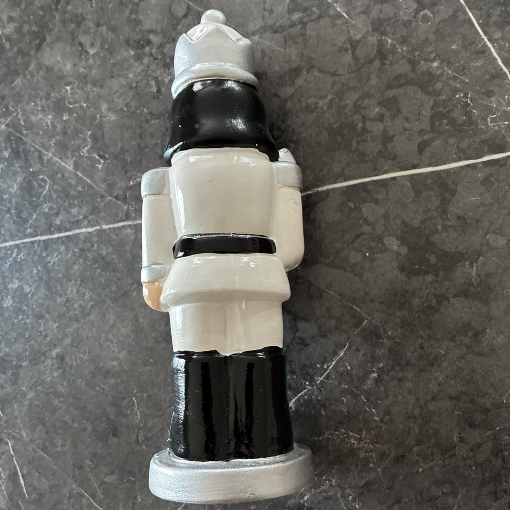 Nutcracker Led Light Up Battery Operated White 9inch