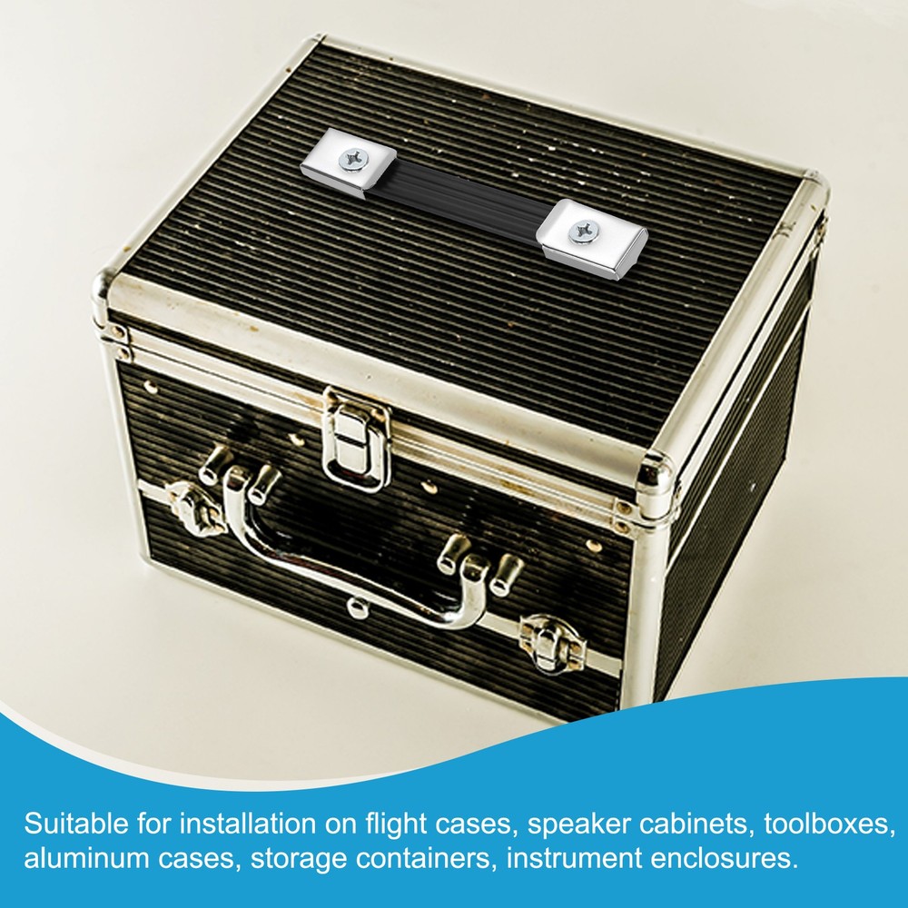 8 Inches Speaker Cabinet Strap Handles, Handle Pull for Speaker Case, Silver