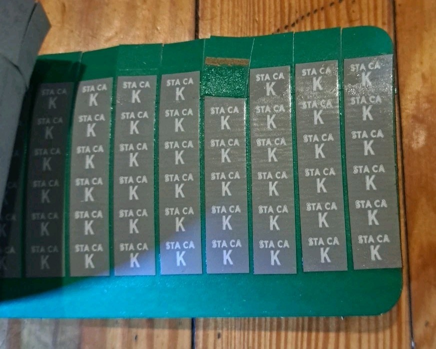 Vintage New Jersey Bell E-Z Code Identification Label Book Thomas & Betts READ