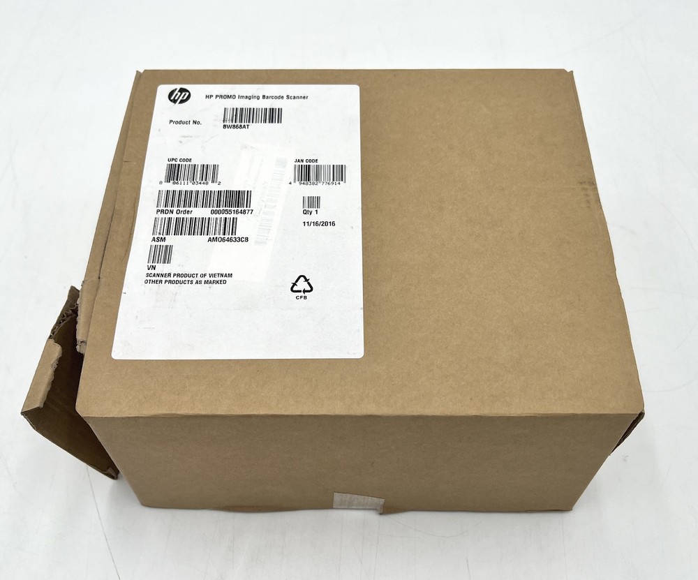 HP 630944-001 Handheld Barcode Scanner - New/Open Box