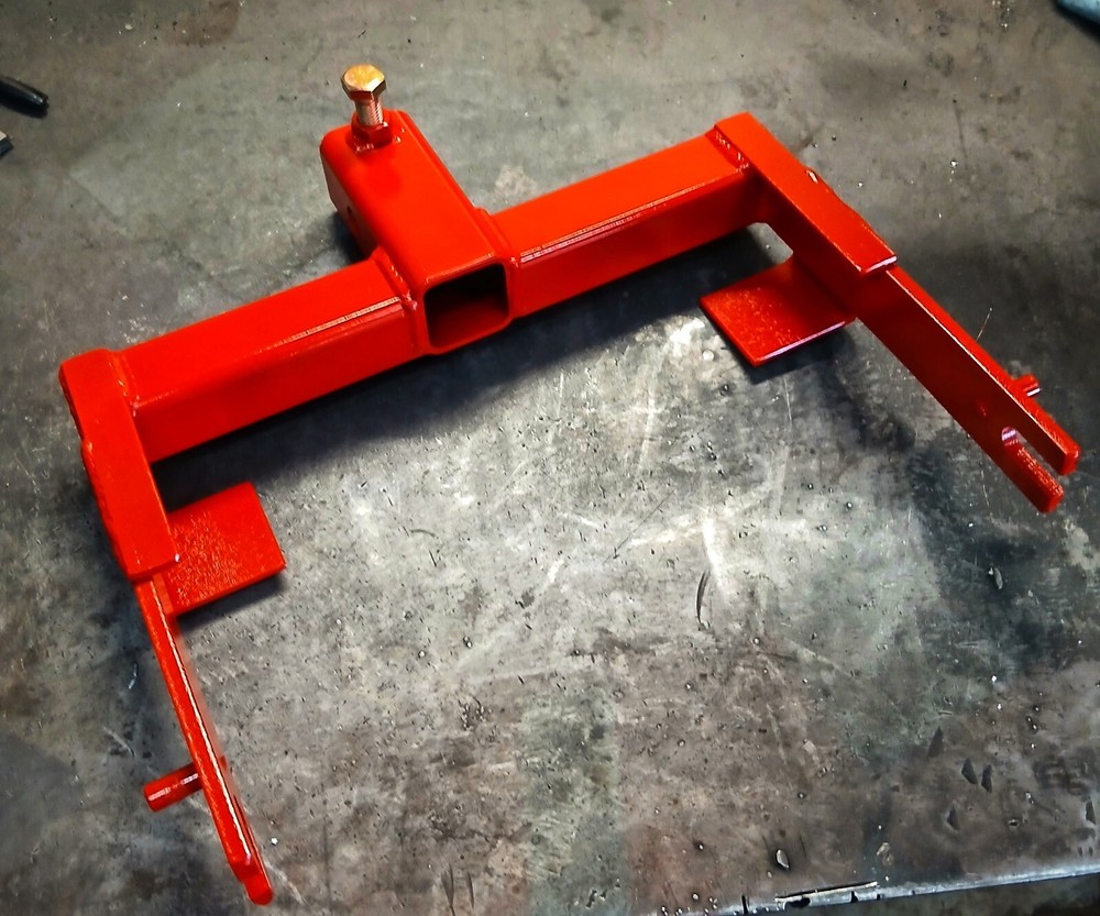 Painted Steiner/Ventrac Front Hitch Attatchment