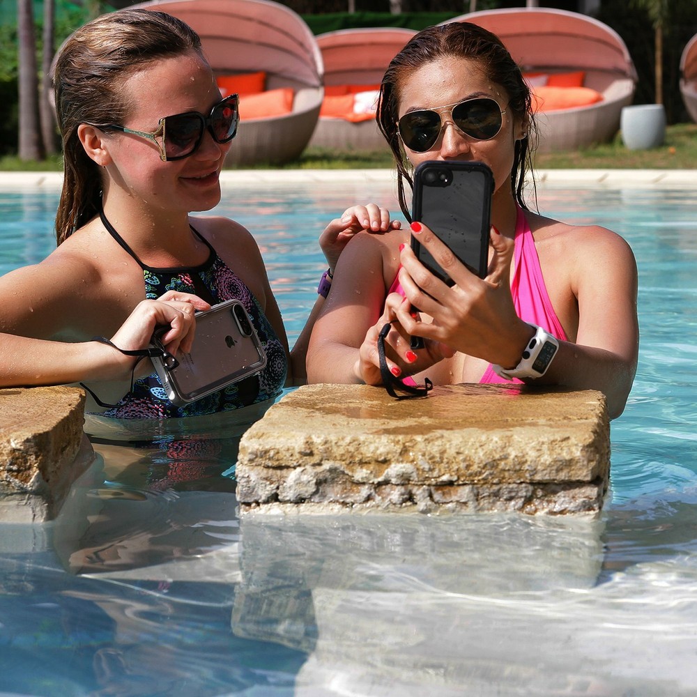 For iPhone 7 8 Plus Waterproof Dirtproof Shockproof Case Cover Screen Protector