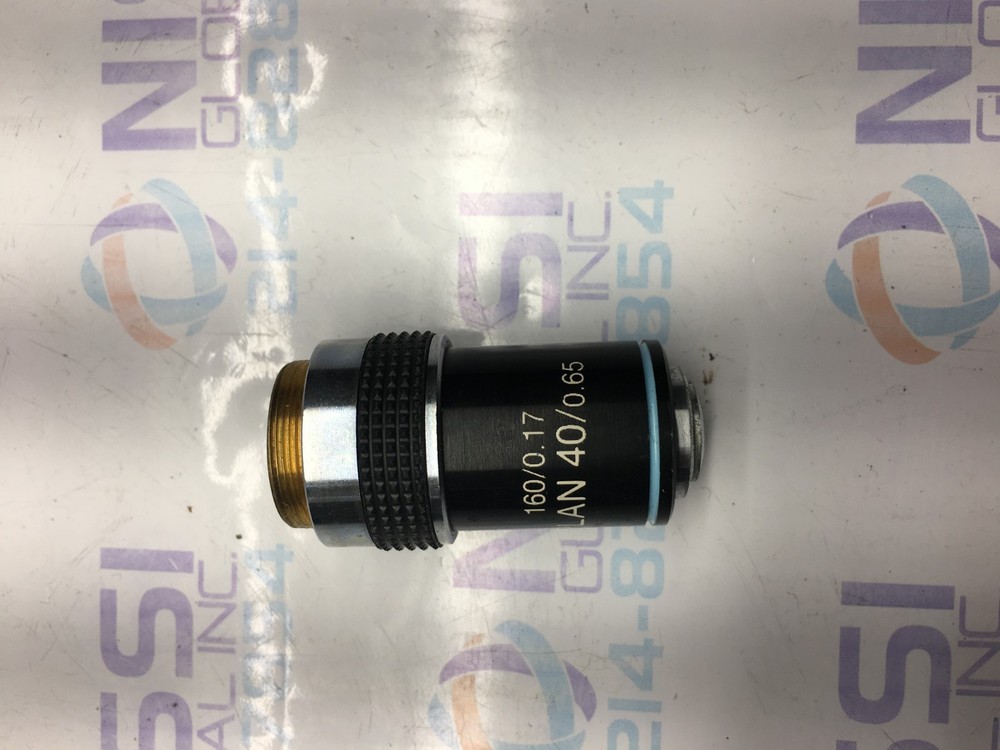 CAMBRIDGE INSTRUMENTS 160/0.17 PLAN 40/0.64 MICROSCOPE OBJECTIVE LENS
