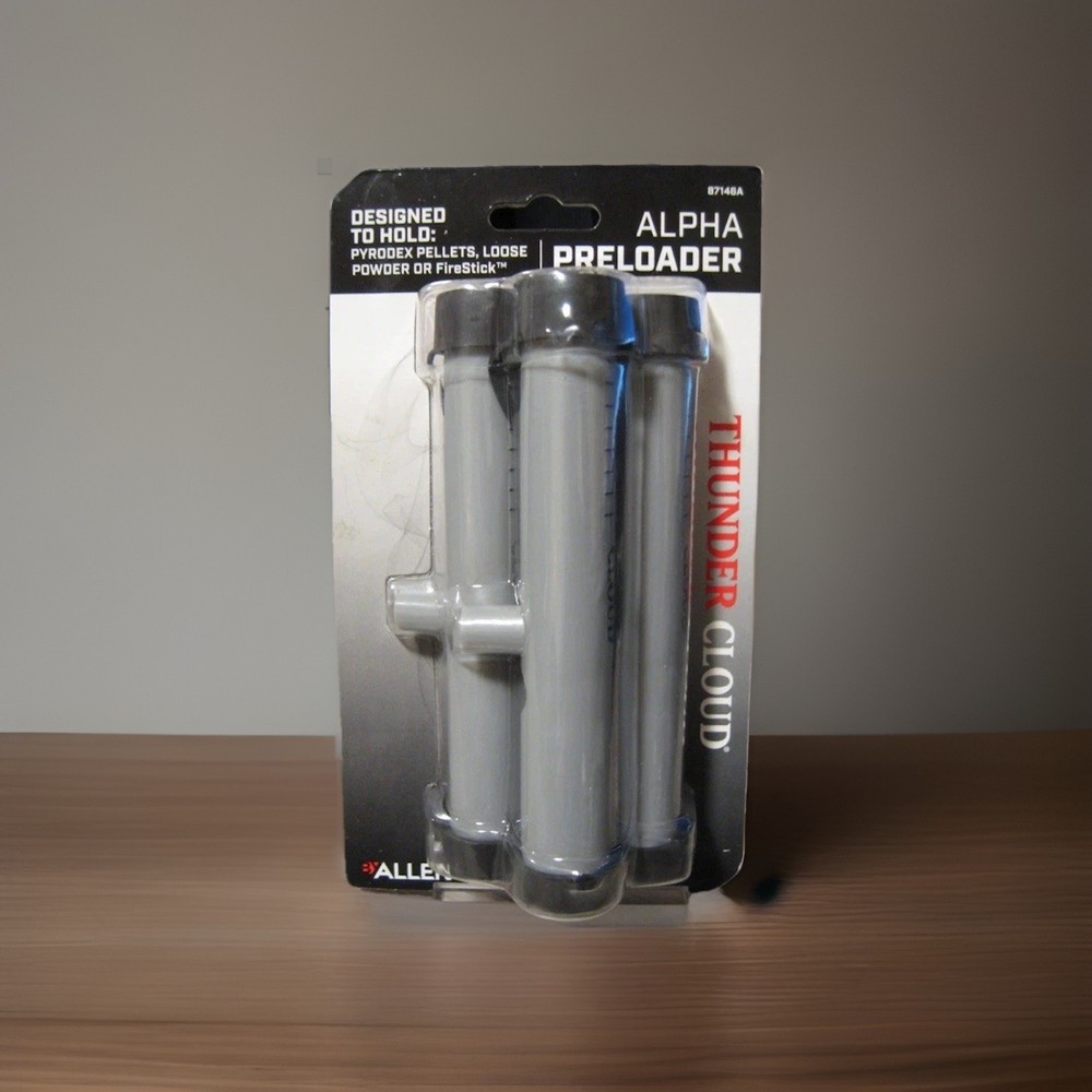Thunder Cloud Muzzleloader 3 Pack Alpha Preloader 87146A- NIB