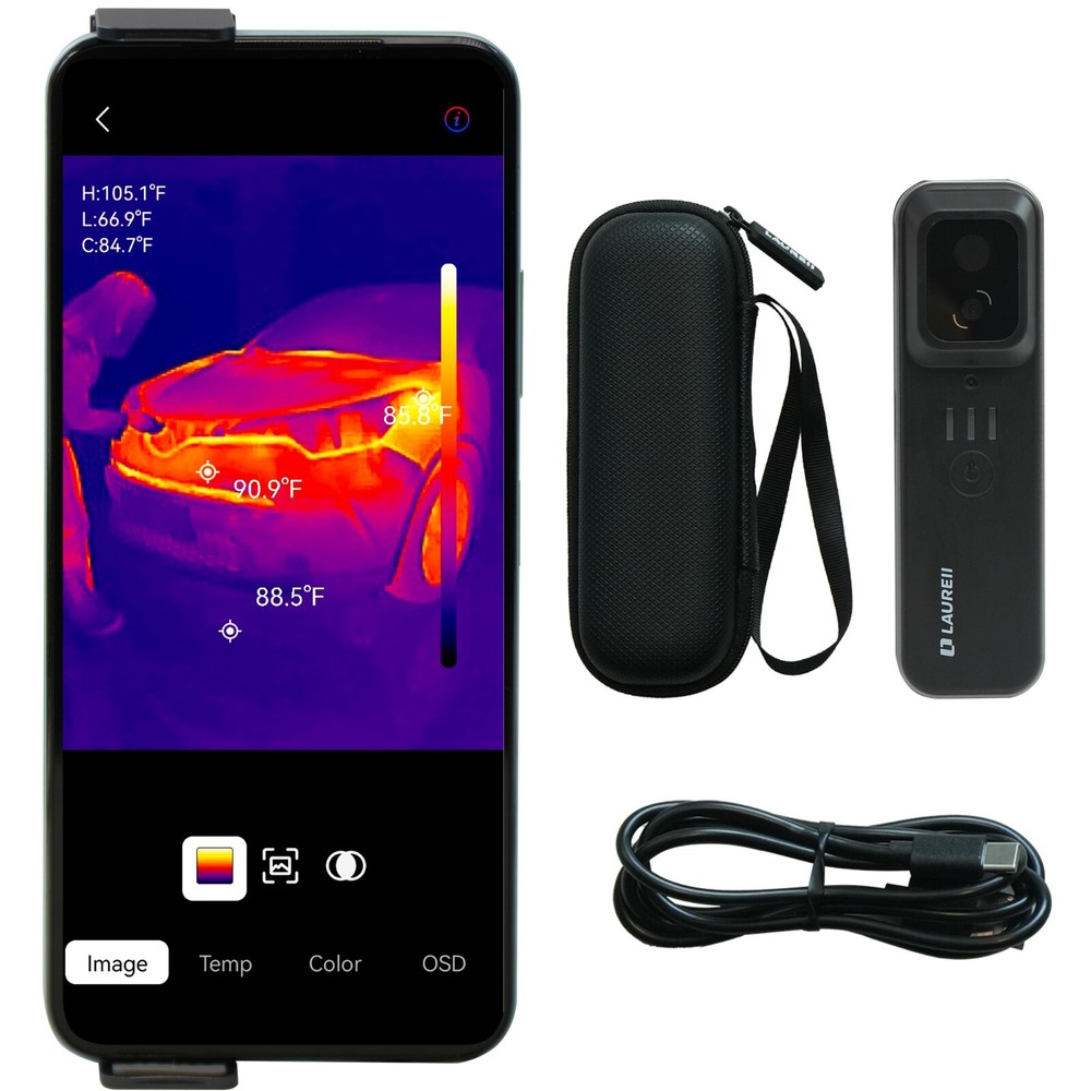 256x192 IR High Resolution Wireless Thermal Camera for Android & iOS Handheld US