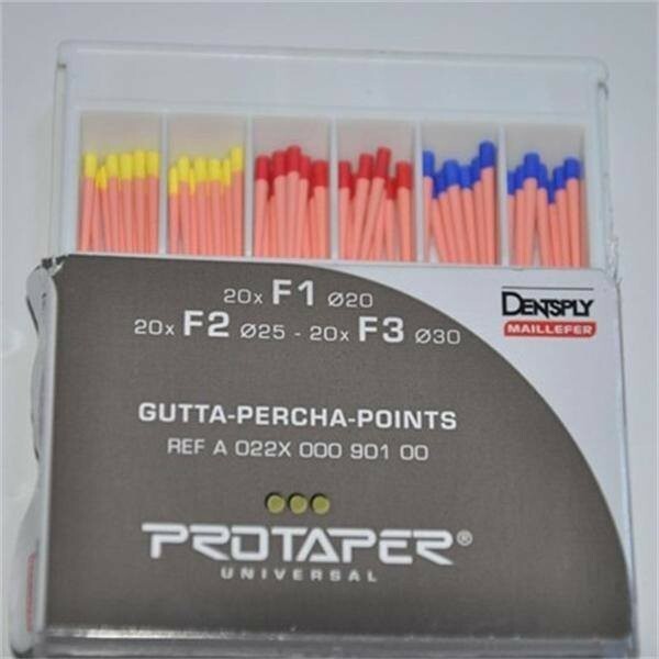Dentsply Protaper Univeral Obturation Gutta Percha Points F3 60 Points Per Pack