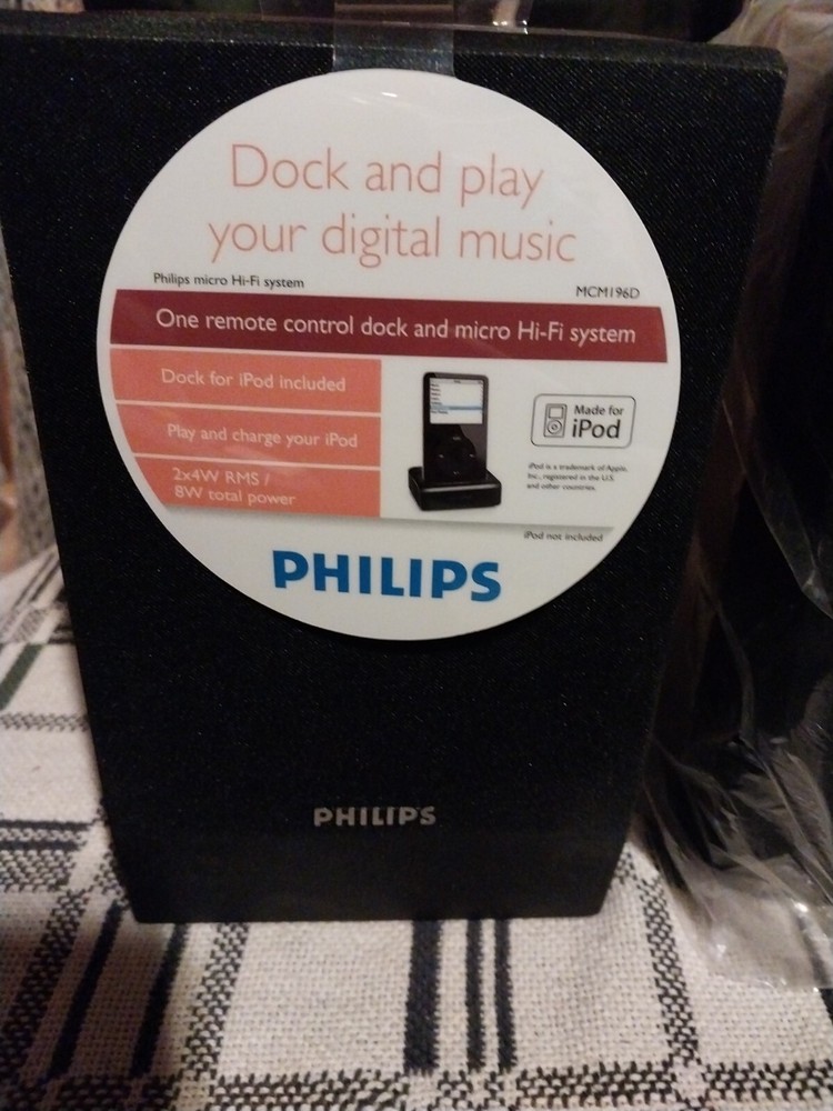 Philips MCM196D Bookshelf Speaker Pair