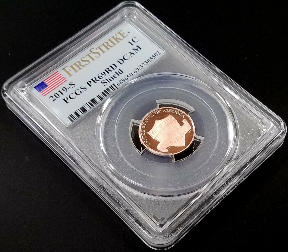 2019 S Proof Lincoln Cent certified First Strike, PR 69 RD DCAM by PCGS!