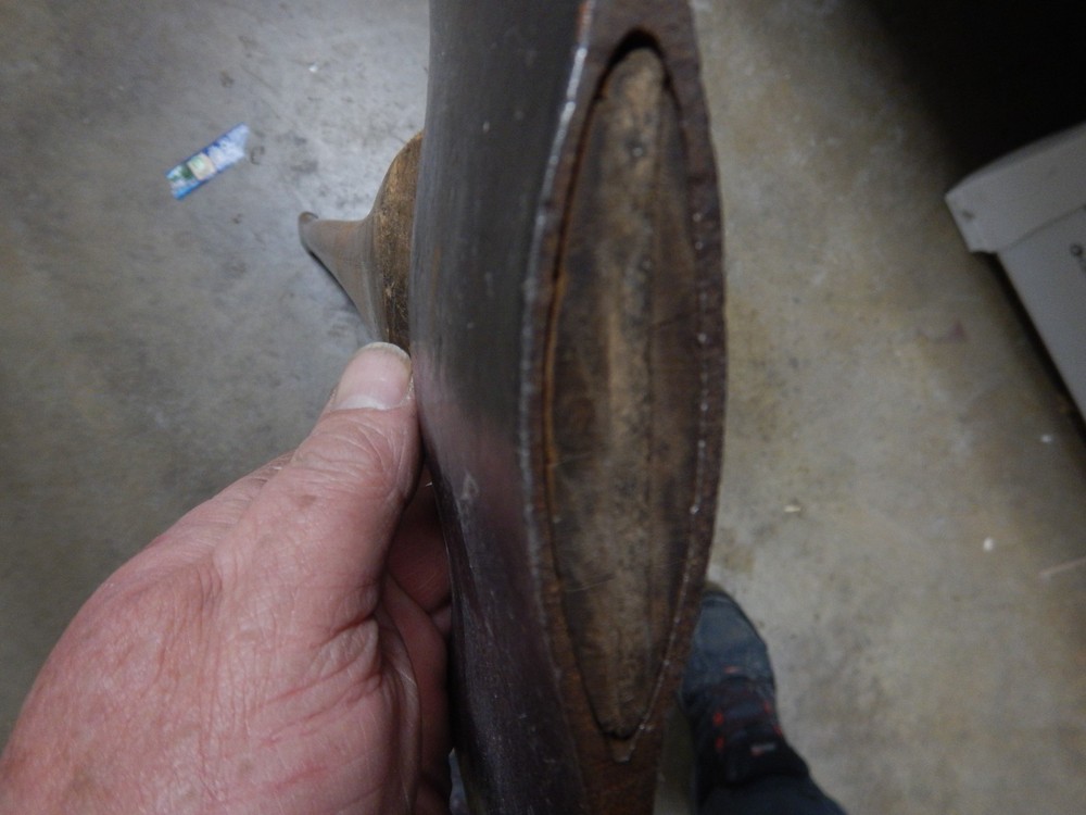 Vintage True Temper Woodslasher Double Bit Axe with Straight Handle