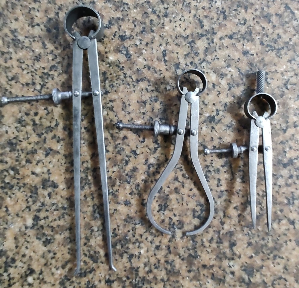 VINTAGE CALIPERS AND DIVIDER SET