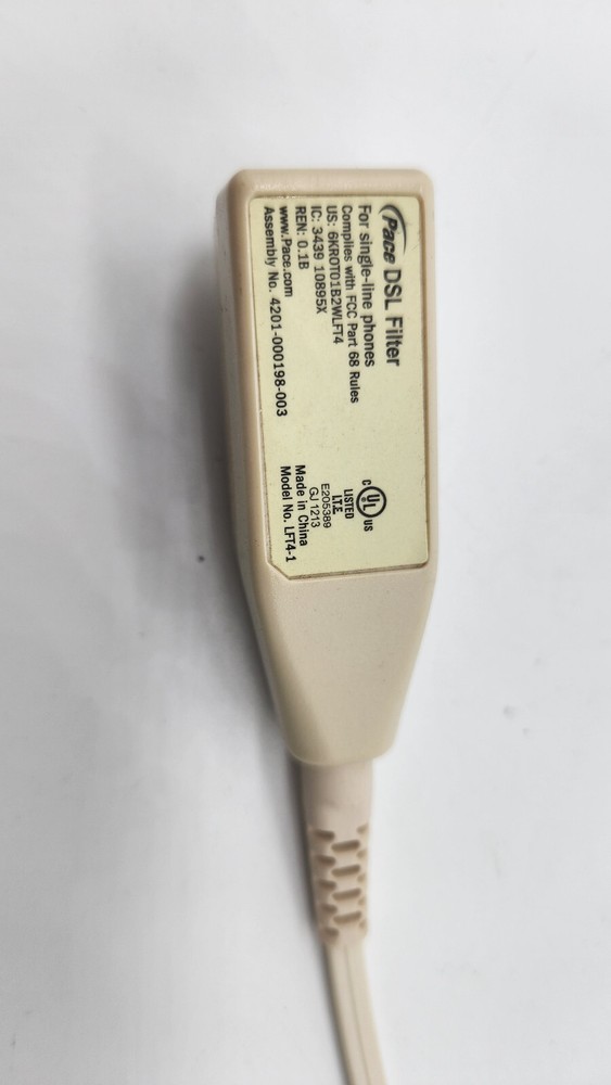 2wire or pace DSL Filter For Single Line Phones LFT4-1