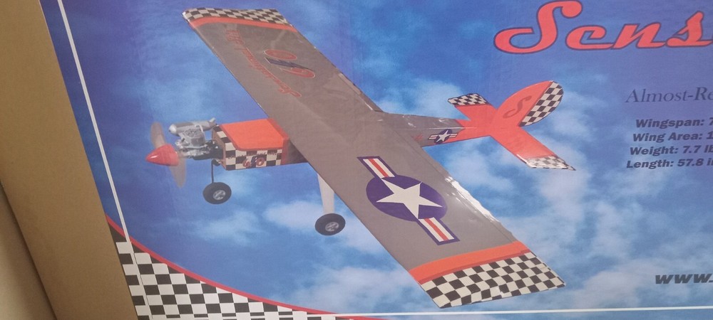 60 SIZE SENSATIONAL STIK ARF BALSA RC AIRPLANE!!!!