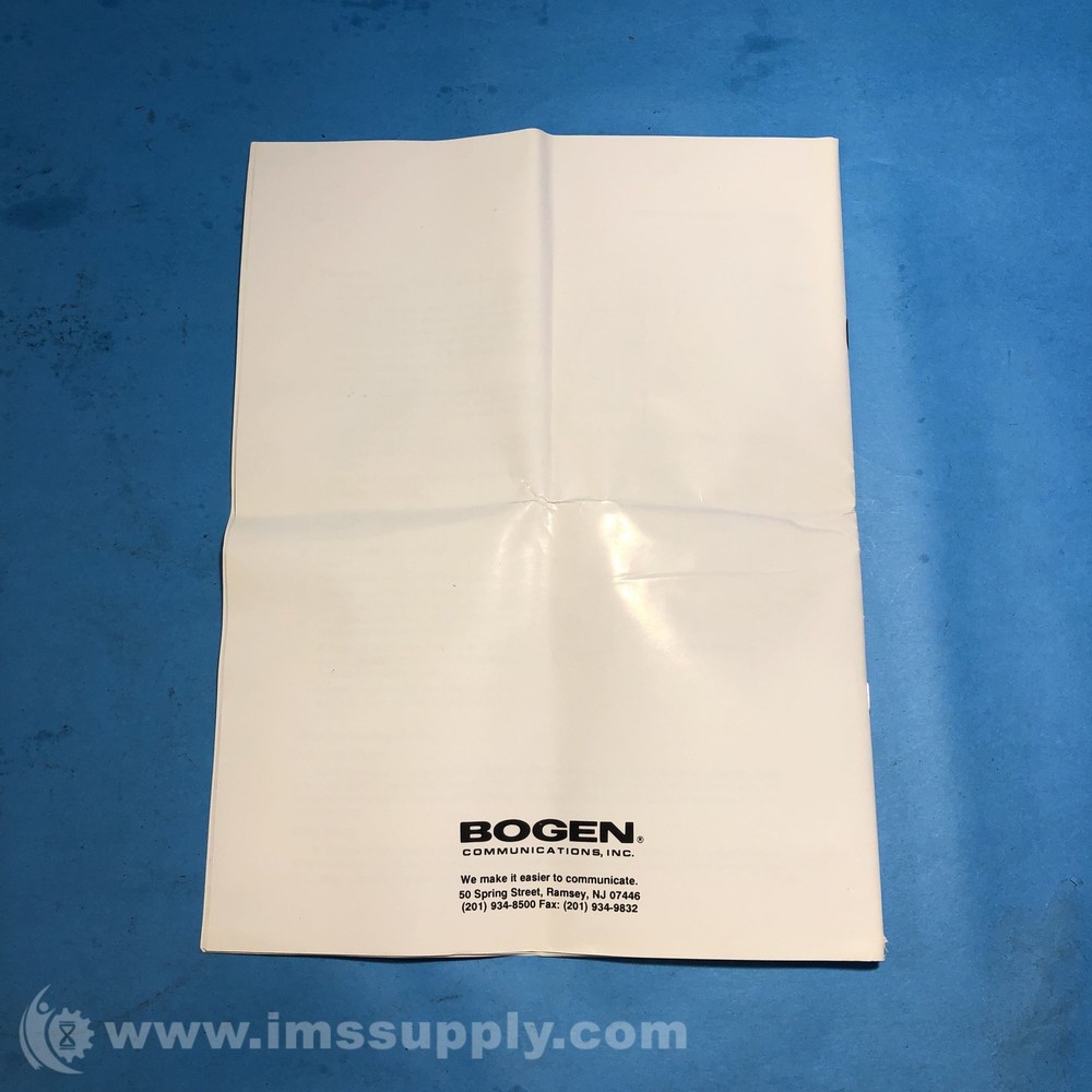 Bogen Communication TAM-B Telephone Access Module FNOB
