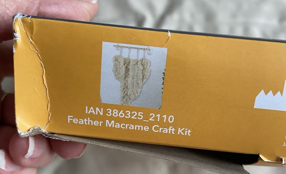 Crelando Feather Macrame Kit - NEW - 3 Piece Set