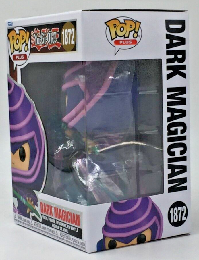 Funko Pop! PLUS Yu-Gi-Oh! Dark Magician #1872 with POP Protector