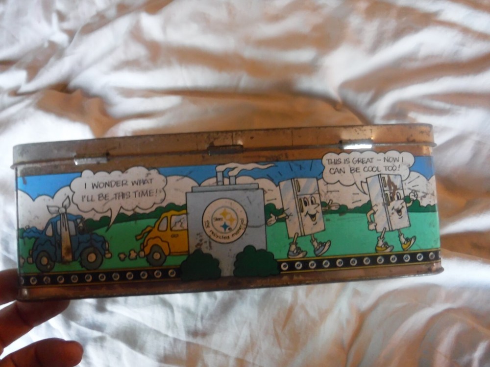 Roscoe Says Steel Lunch Box