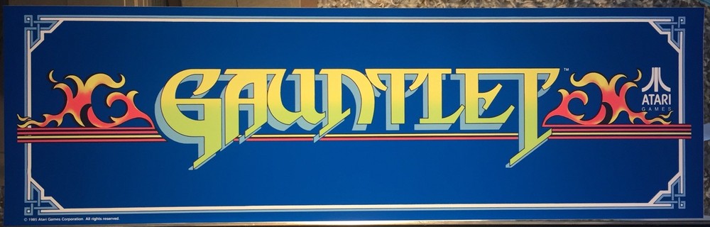 Gauntlet Arcade Marquee 26" x 8"