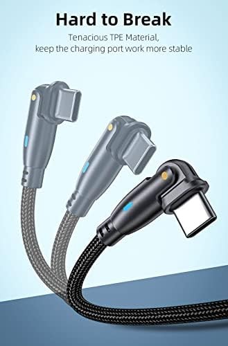 Aporia - PD 60 Watt Type C to C USB Cable Fast Charging Data 3ft, Black