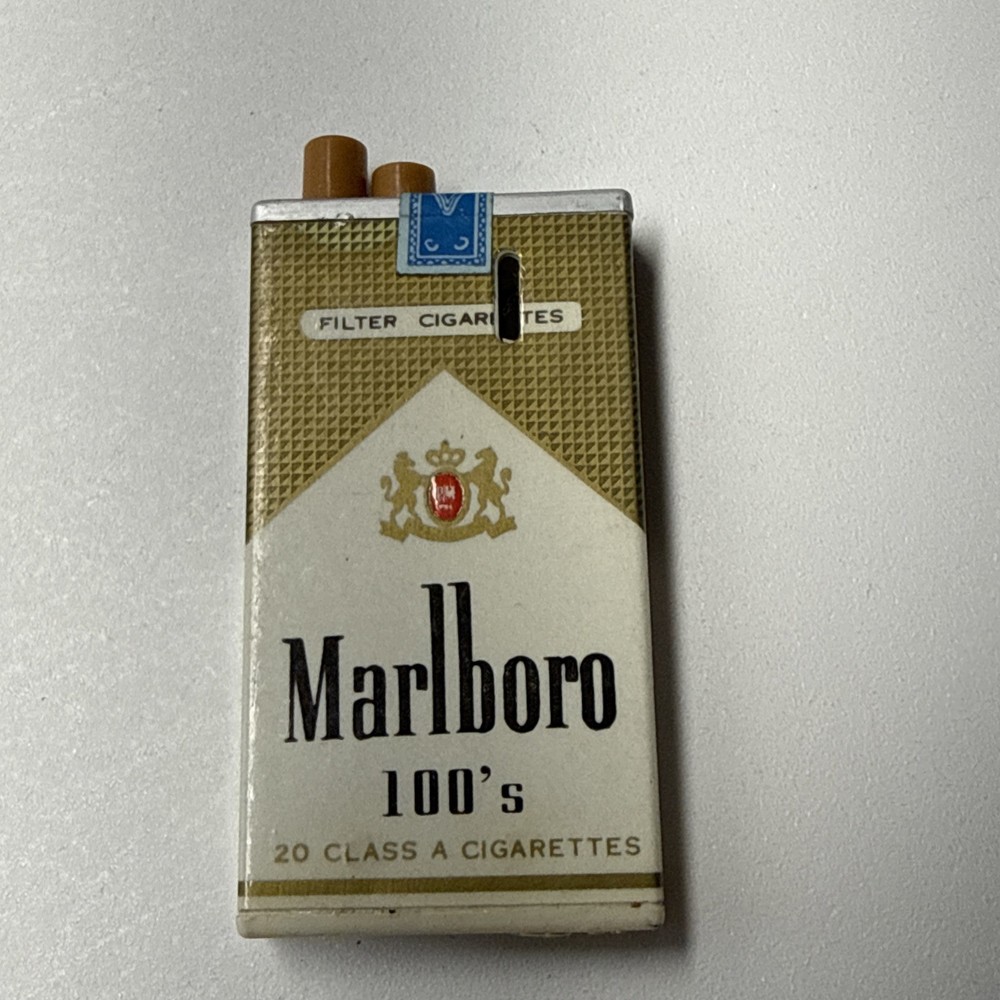 Vintage Marlboro 100’s Cigarette Lighter 2.5”