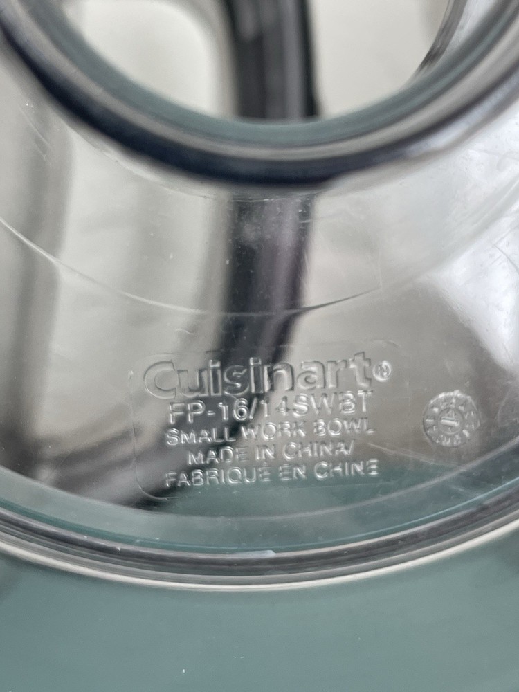 Cuisinart FP-14DC Food Processor Work Bowls (3) Small Medium & Large