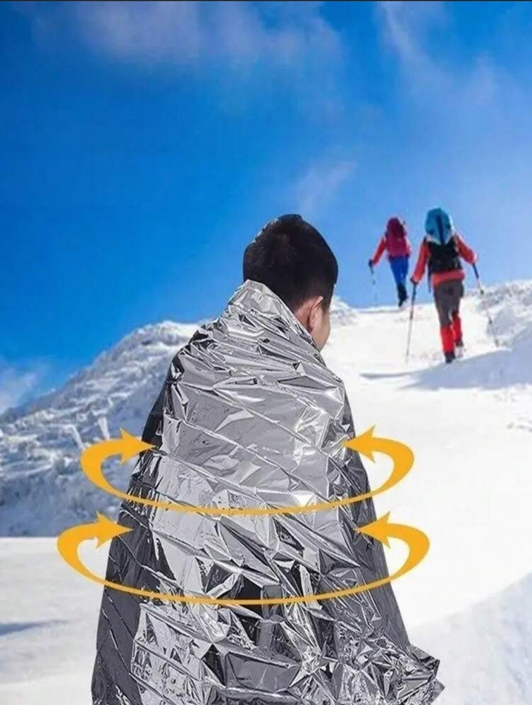 1pc Emergency Polyester Film Insulation Blanket