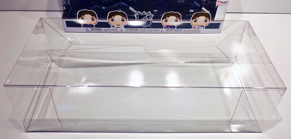 1 Box Protector For Some FUNKO 4 PACKS WAYNE GRETZKY PANTERA Etc.  CHECK SIZE!