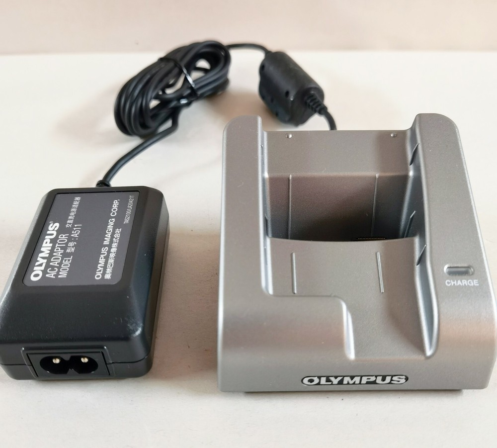 Olympus A511 AC adapter Charger +  Docking station CR3
