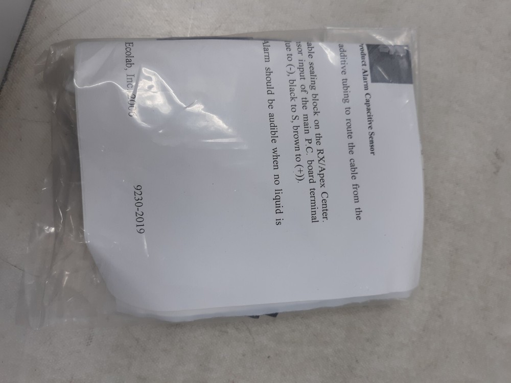 Ecolab Apex 2 Empty Sensor Alarm Kit 92231070