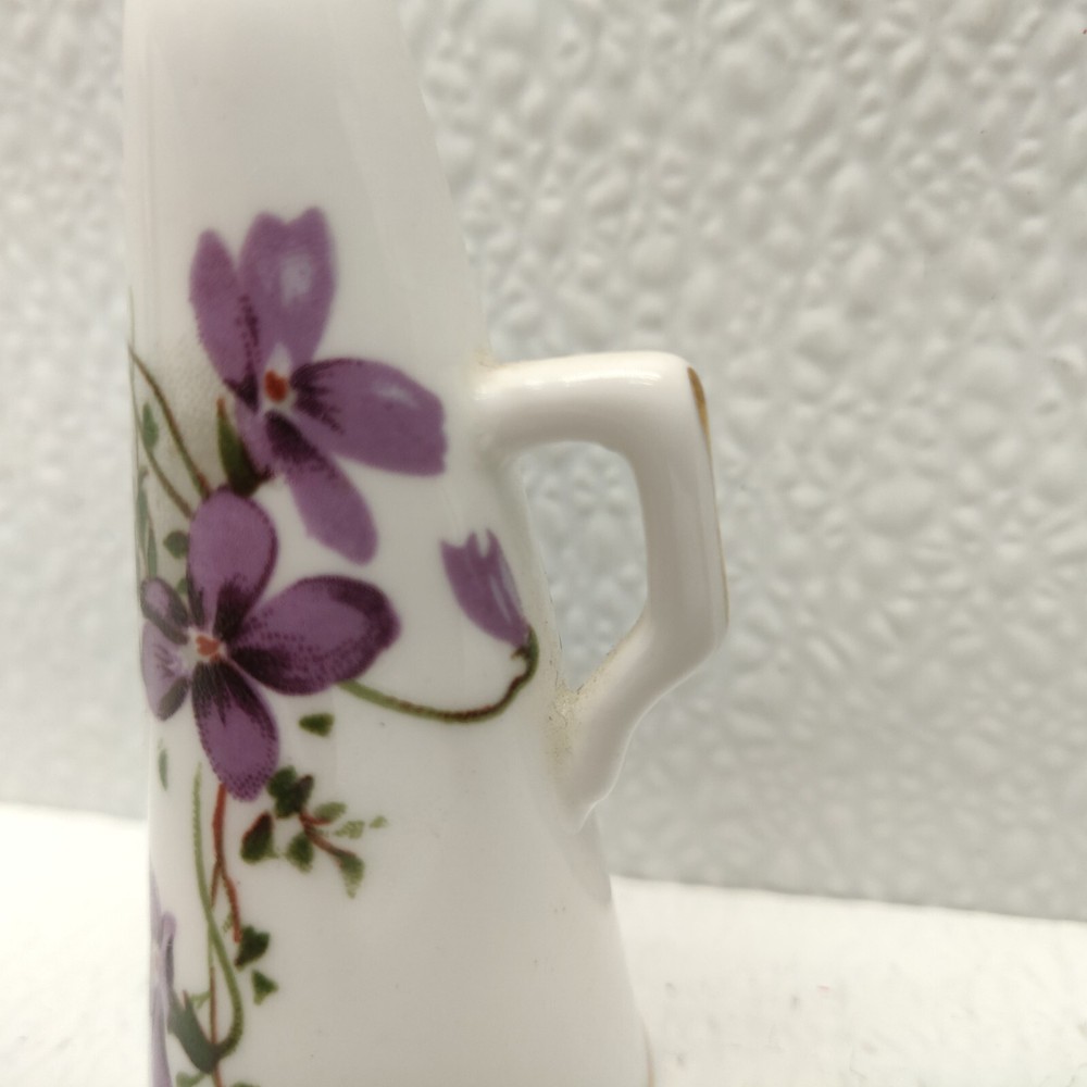 Hammersley Spode Victorian Violets Candle Snuffer Bone China England Decorative