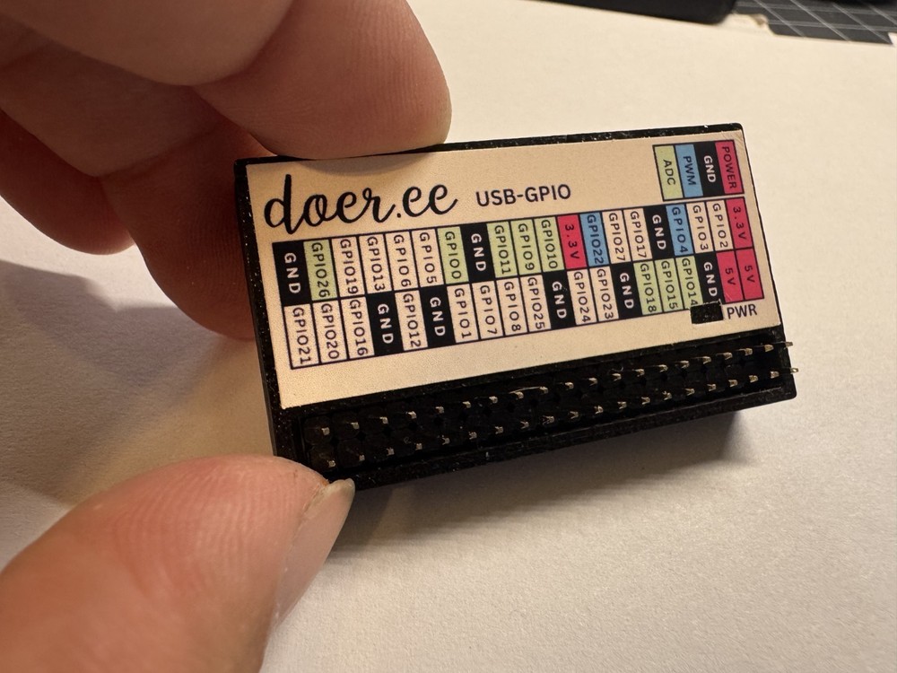 Doer USB GPIO Board - Hardware brings GPIO capabilities to your PC Mac or Linux