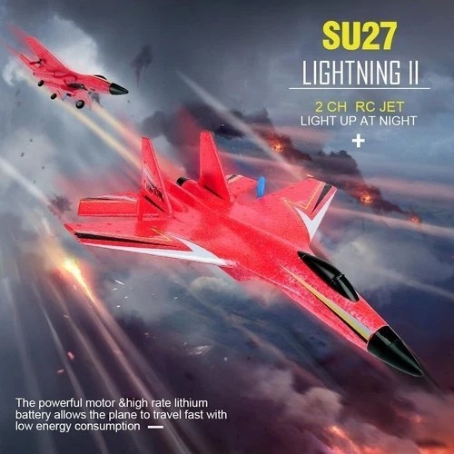 US STOCK 2.4G Remote Control RC Plane 2CH Airplane Glider Fixed Wing Stunt RTF