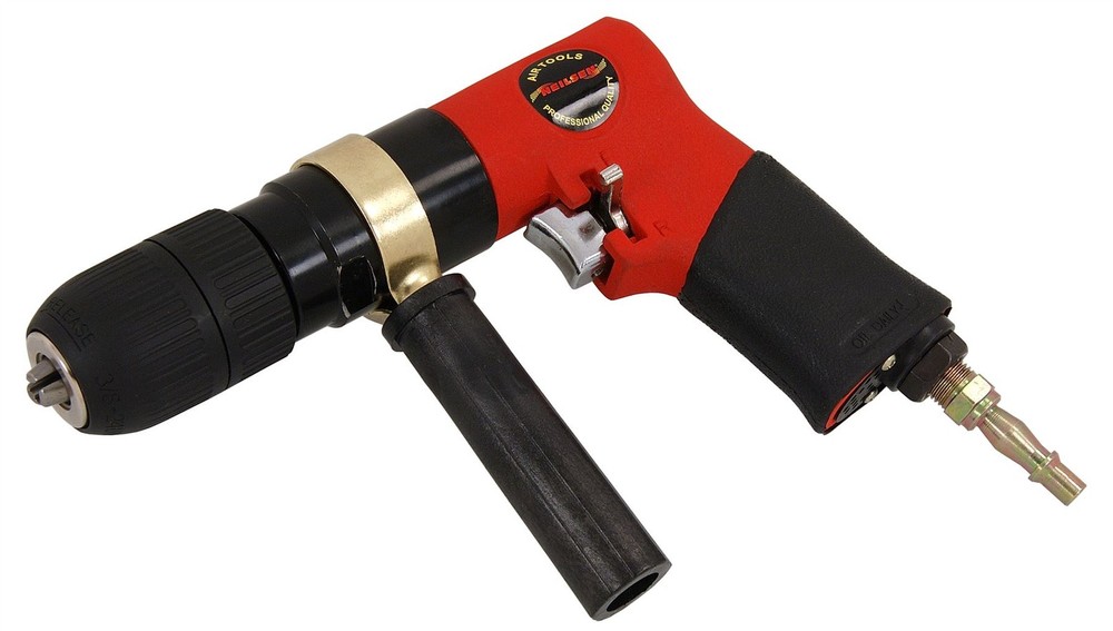 Heavy Duty 1/2" Drive Keyless Reversible Air Drill