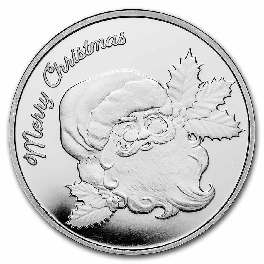 1 oz Silver Round - Santa