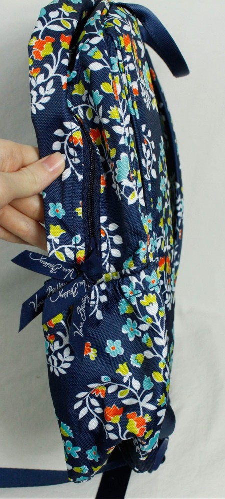 Vera Bradley Blue White Flower Pattern Small Kids Backpack